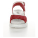 Sandály s praktickým zapínáním na suchý zip Semler Červená