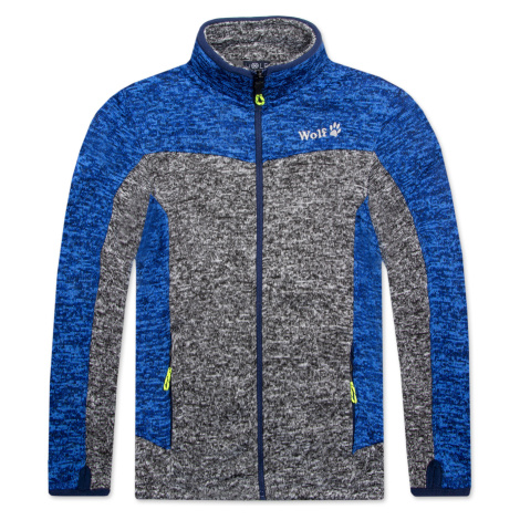 Chlapecká outdoorová mikina - Wolf B2348, šedá Barva: Šedá