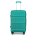 Kono cestovní kufr na kolečkách ABS - 66L - tyrkysová