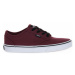 Vans DDU Y ATWWOD OXBLOOD Červená