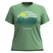 Smartwool W HORIZON VIEW GRAPHIC SHORT SLEEVE Dámské triko, zelená, velikost