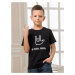 Chlapecké triko - WINKIKI WTB 01772, černá Barva: Černá