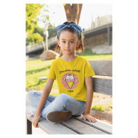 MMO Dívčí tričko Zmrzlina vyřeší vše Barva: Žlutá
