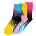 Meatfly ponožky Color Scale socks Triple Pack | Mnohobarevná