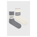 Ponožky Levi's ( 2-pak) šedá barva