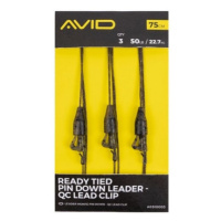 Avid Carp Avid Olověnka Ready Tied Pin Down Leader - QC Lea 3ks