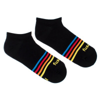 Kotníkové ponožky Proužek černý Fusakle