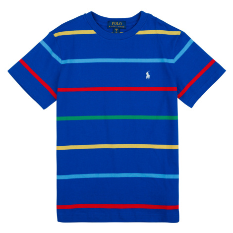 Polo Ralph Lauren SSCNM2-KNIT SHIRTS-T-SHIRT Modrá