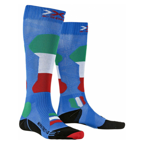 Ponožky X-Socks SKI PATRIOT 4.0 ITALY modrá