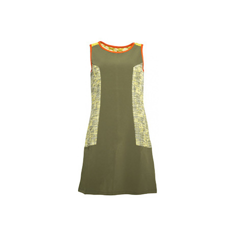 Smash MAYARA Dámské krátké šaty bez rukávů tmavě zelené