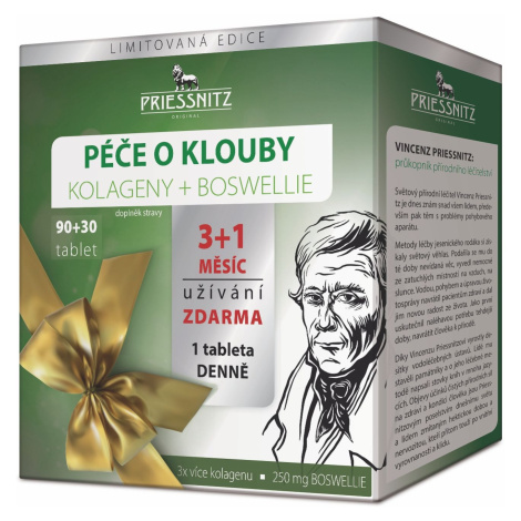 Priessnitz Kolageny + Boswellie péče o klouby 90+30 tablet