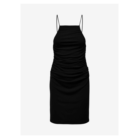 Černé pouzdrové basic šaty JDY Farah