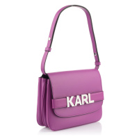 Kabelka karl lagerfeld k/letters flap shoulderbag růžová