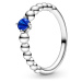 Pandora Stříbrný prsten pro ženy narozené v září 198867C12 52 mm