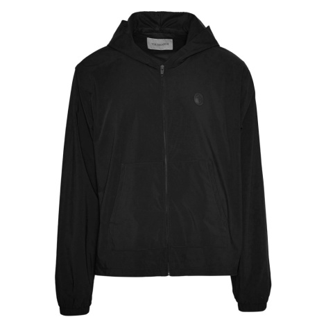 Bunda trussardi jacket full zip poly stretch černá
