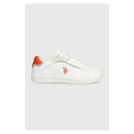 Dětské sneakers boty U.S. Polo Assn. bílá barva