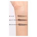 Eveline Cosmetics Micro Precise voděodolná tužka na obočí s kartáčkem 2 v 1 odstín 03 Dark Brown