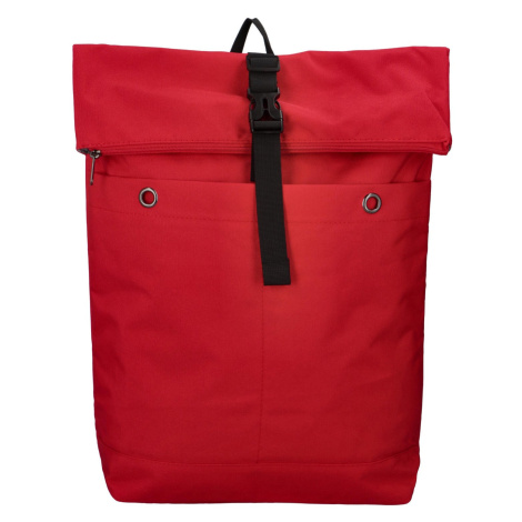 Praktický látkový batoh na notebook Lauko, tmavě červená New Berry