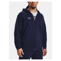 Under Armour Mikina UA Rival Fleece FZ Hoodie-BLU - Pánské