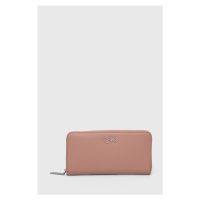 Peněženka Calvin Klein růžová barva, K60K609699