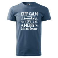 DOBRÝ TRIKO Pánské tričko s potiskem Keep calm christmas