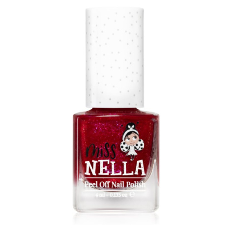 Miss Nella Peel Off Nail Polish lak na nehty pro děti MN08 Jazzberry Jam 4 ml