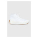 Boty adidas by Stella McCartney aSMC Treino Mid FY1176 bílá barva, na plochém podpatku