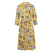 Žluté dámské květované šaty ORSAY