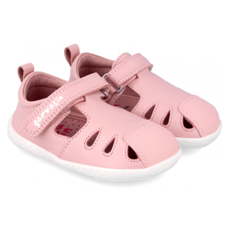 Barefoot dětské sandály Garvalín - Sauvage Cuarzo růžové