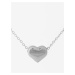 Dámský náhrdelník s motivem srdce ve stříbrné barvě VUCH Deep Love Silver