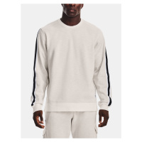 Under Armour Mikina UA Essential Heritge Flc Crw-WHT - Pánské