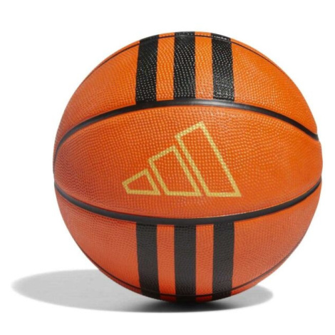 adidas 3S RUBBER X3 Basketbalový míč, hnědá, velikost