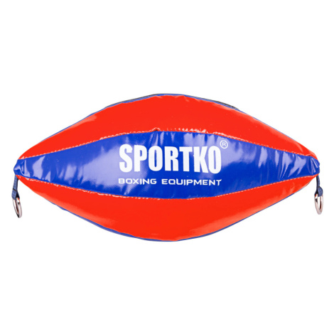 Boxovací pytel SportKO GP2 22x40cm / 4,5kg žluto-modrá