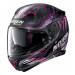 Moto helma Nolan N87 Carnival N-Com Barva Flat Black-Purple