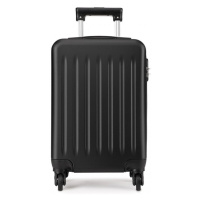 Konofactory Černý odolný plastový kufr s TSA zámkem 