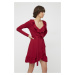 Trendyol Dark Burgundy Mini Knitted Dress