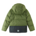 Dětská péřová bunda Reima zelená barva