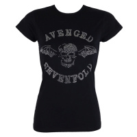 Tričko metal dámské Avenged Sevenfold - Deathbat - ROCK OFF - ASTS36LB
