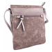 Taupe moderní dámská crossbody kabelka Jistien Tapple