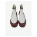 Hnědo-bílé dámské kotníkové kožené boty Camper Pix