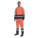 Cerva Valencia Pánská HI-VIS pracovní bunda 03510010 oranžová/navy