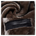Kožená pánská bunda s kožešinou z mývala kabátek