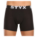 5PACK pánské boxerky Styx long sportovní guma černé (5U9602)