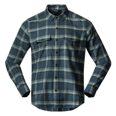 Flanelová košile Tovdal Bergans® – Orion Blue / Misty Forest Check