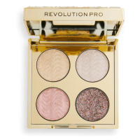 Revolution PRO Paletka očních stínů Ultimate Crystal Eye Quad Champagne Crystal 3,2 g