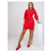 Červené elegantní mini šaty --red Červená