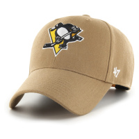 Pittsburgh Penguins čepice baseballová kšiltovka 47 MVP SNAPBACK NHL camel beige