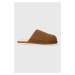 Semišové papuče Barbour Leck hnědá barva, MSL0024BE51