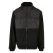 Patched Sherpa Jacket - black