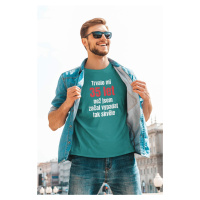 MMO Pánské tričko Trvalo mi 35 let Barva: Smaragdově zelená
